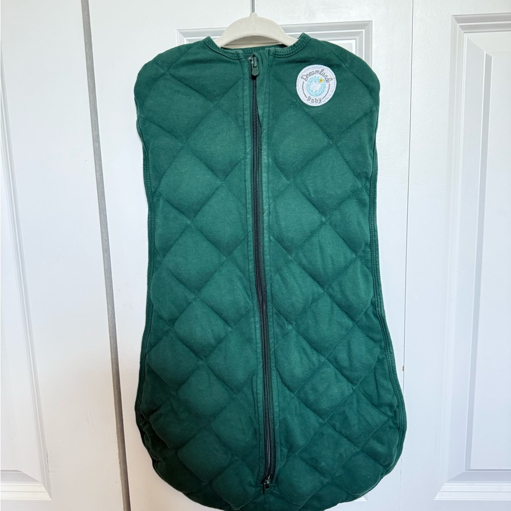 Dreamland Green Quilted Baby Sleep Swaddle